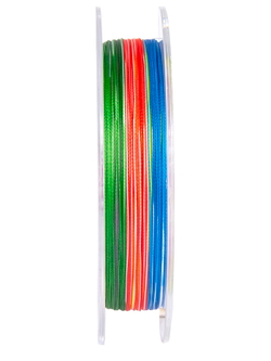 Плетеный шнур LUCKY JOHN Vanrex EGI & JIGGING х4 BRAID Multi Color 150 м - 0,17 мм