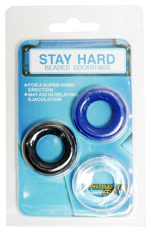 Набор эрекционных колец Boys of Toys, силикон, 3 штуки