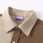 Сорочка Ymkashix Puff коричневая