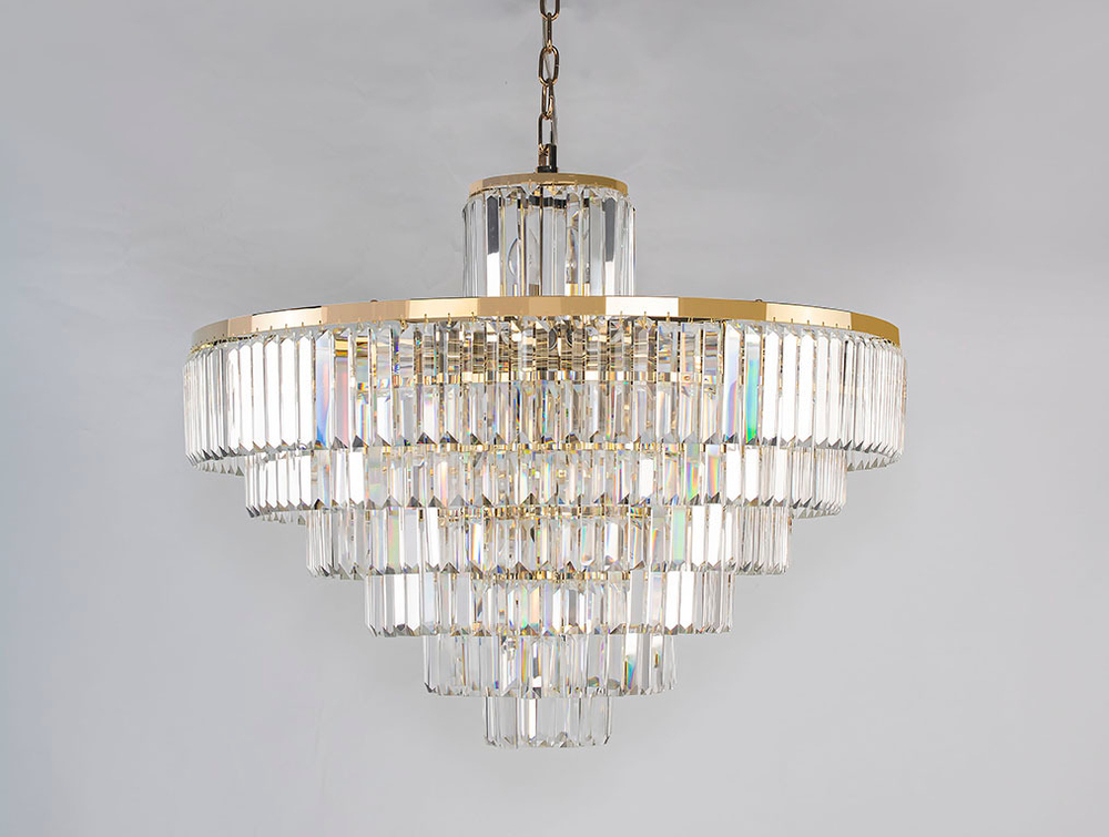 Подвесная люстра Newport AURORA 31124/S gold, М0063331