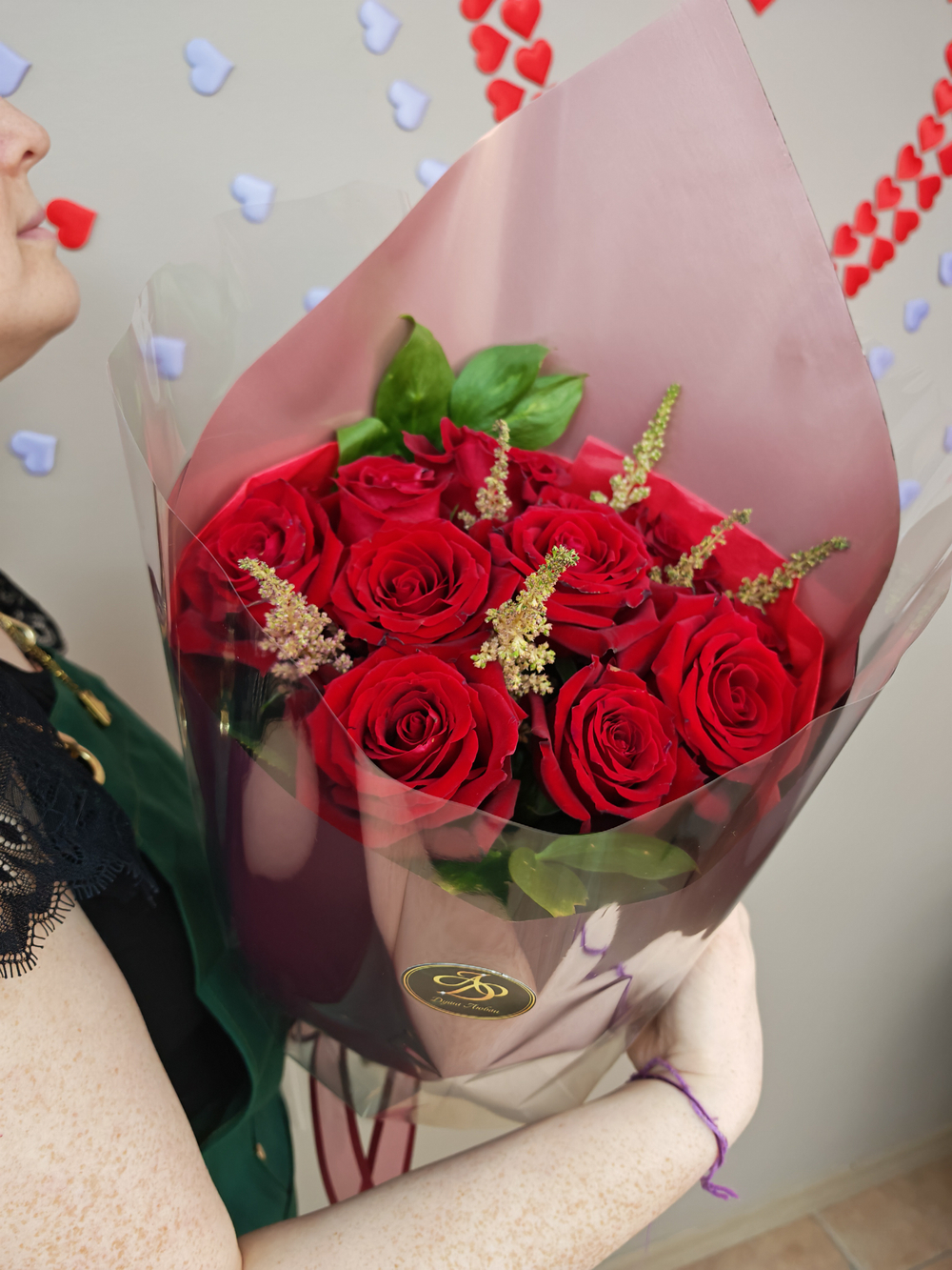 Букет из красных роз