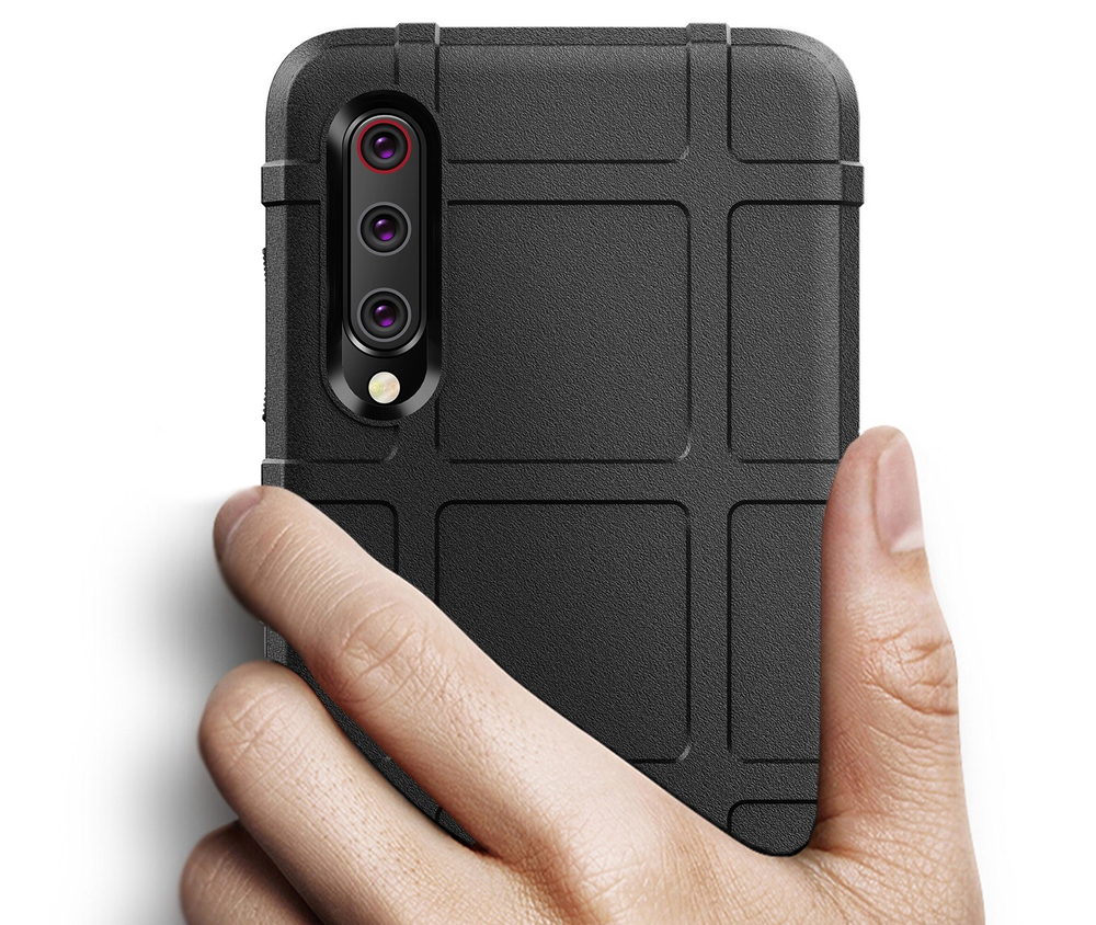 Чехол для Xiaomi Mi 9 (9 Pro 5G) цвет Black (черный), серия Armor от Caseport