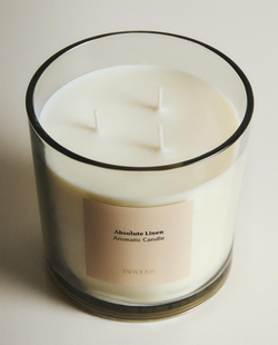 Zara Home - Absolute linen ароматическая свеча, 620 г