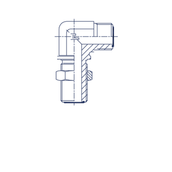 Соединение PD90 D10 ORFS 11/16