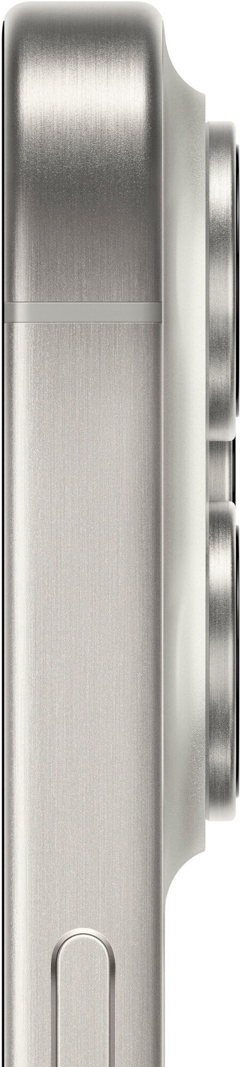 Смартфон Apple iPhone 15 Pro, 128GB, White Titanium, nanoSIM+eSIM