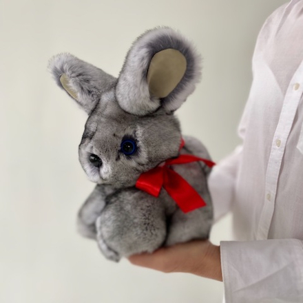 Кролик Тоша большой (серый)