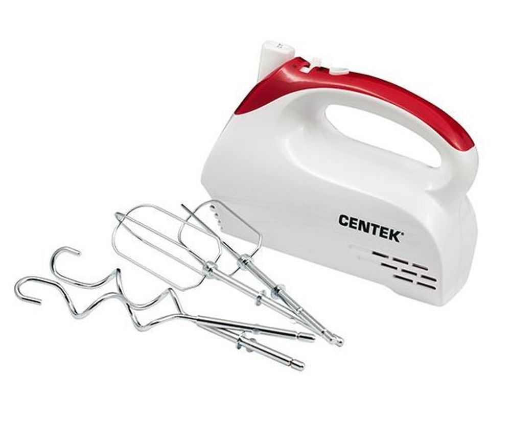 Миксер Centek CT-1117 (белый/вишня)