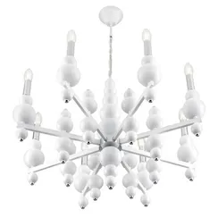 8260/8 MODERNI LN26 126 белый/хром, металл Люстра E14 8*40W 220V NANA