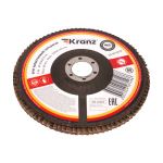 Круг лепестковый торцевой, P40, 150х22,2мм KRANZ
