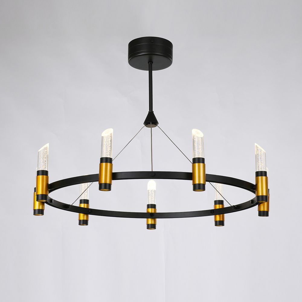 Люстра MD18001040-9A gold/black