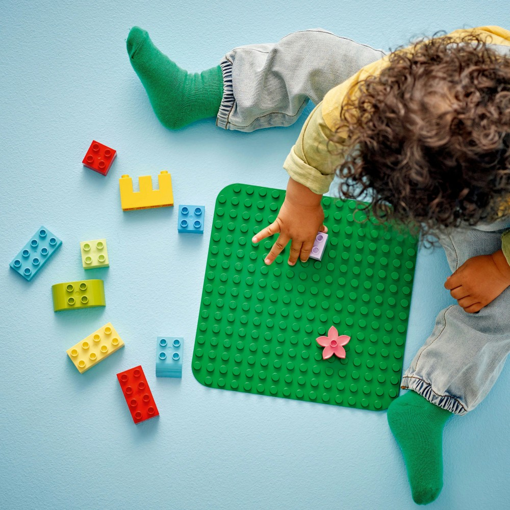 Строительная пластина LEGO DUPLO 10460 Зелёная — фото 19