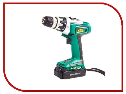 Дрель-шуруповерт аккумуляторная в кейсе RWS ДА-18Л (18В) Х