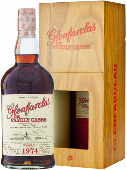 Виски Glenfarclas 1974 Family Casks in gift box, 0.7 л.