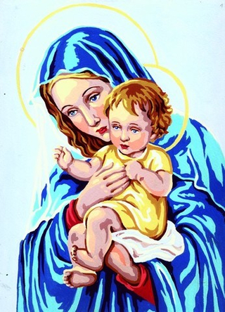 "Библейские мотивы"-6225 канва с рисунком