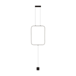 7022/27FLA HIGHTECH ODL25 283 Напольный светильник черный/металл/акрил IP20 LED 3000K 220V TEO