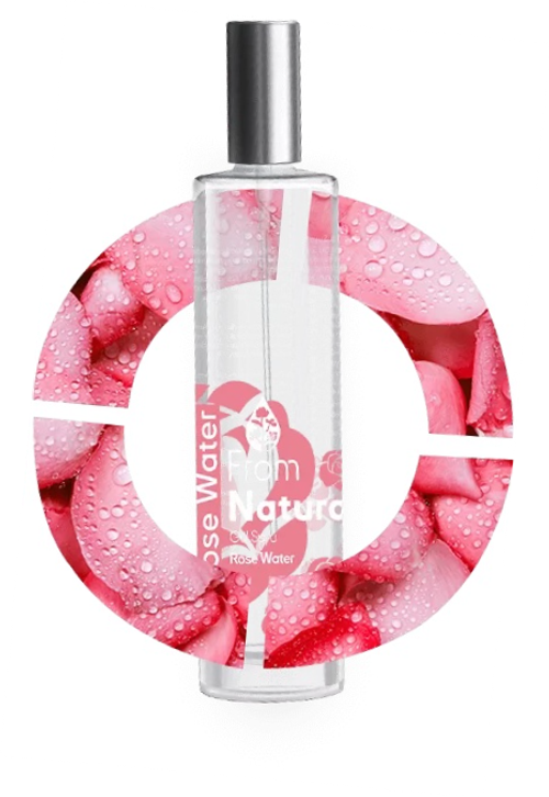 Розовая вода для лица From Natura Premium Rose Water, 50 мл