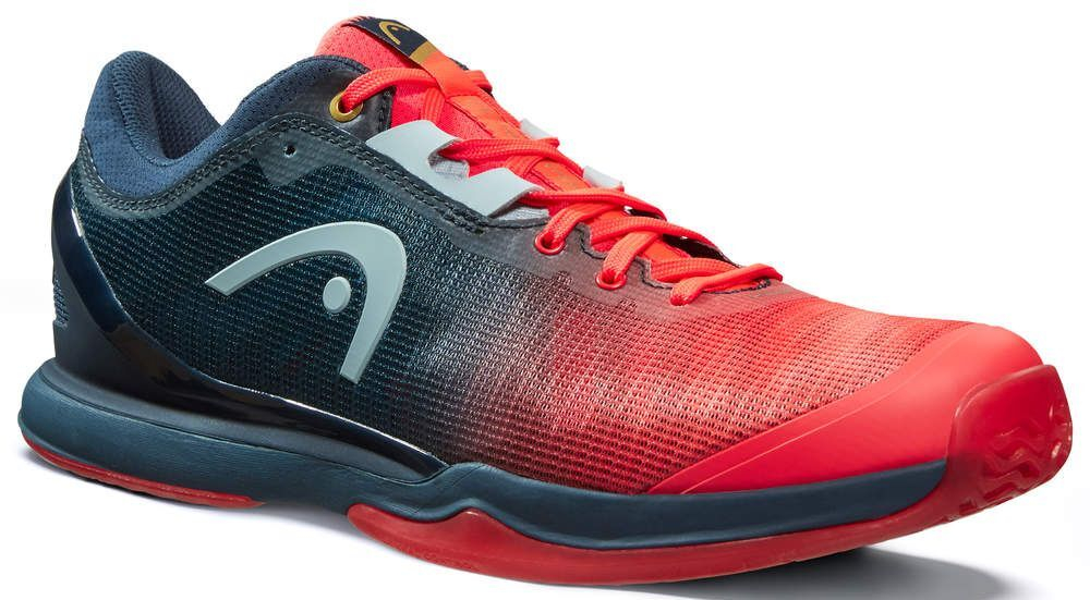 Мужские кроссовки для бадминтона/сквоша Head Sprint Pro 3.0 Indoor - neon red/midnight navy