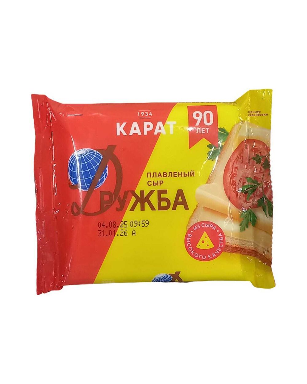 Плавленный сыр "Карат" дружба  200г