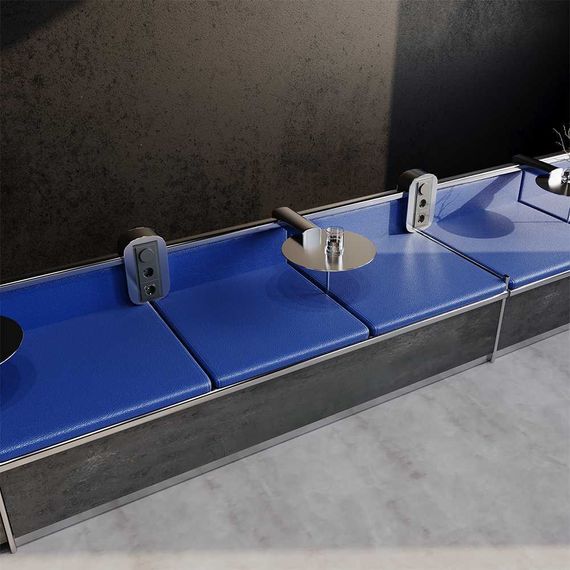 Светорегулятор встраиваемый Voltum S70 поворотно-нажимной 600 Вт, (титан) VLS070306