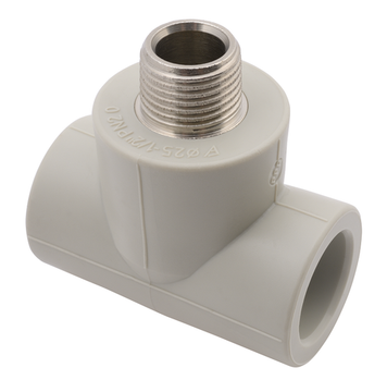 Тройник комбинированный FV Plast 25х1/2" НР с наружной резьбой полипропиленовый (222526)