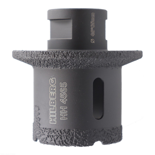 Коронка-фреза алмазная по плитке 45-65 мм Hilberg Super Hard М14 HH4565