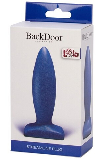 Анальный стимулятор Streamline Plug Blue (10 см ,синий) (Цвет: синий)