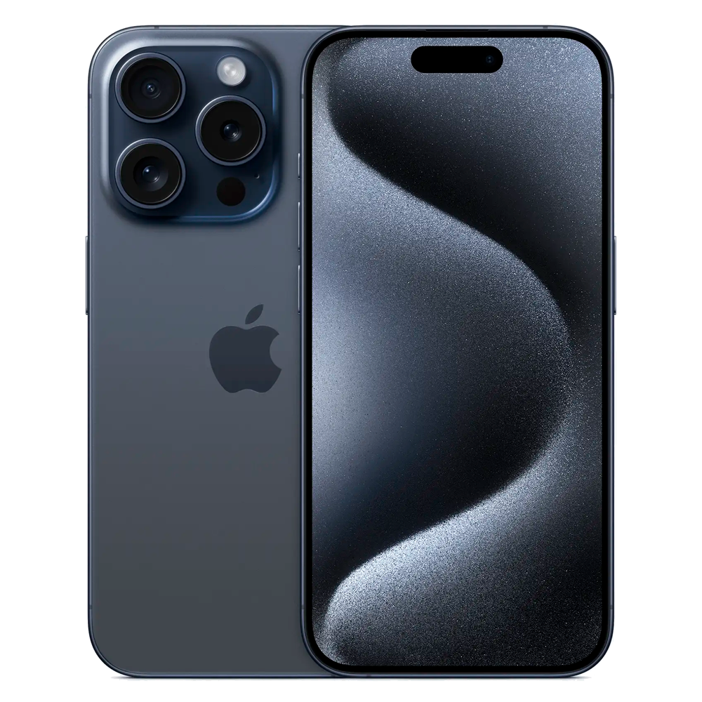Смартфон Apple iPhone 15 Pro 128GB eSIM, Blue Titanium (Синий)
