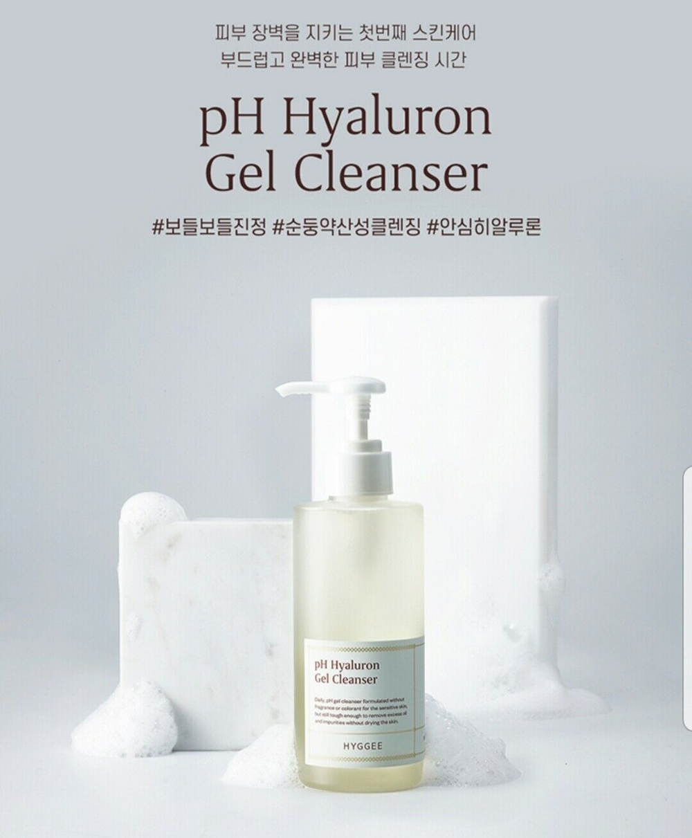 Hyggee Увлажняющий гель для умывания с керамидами  pH Hyaluron Gel Cleanser