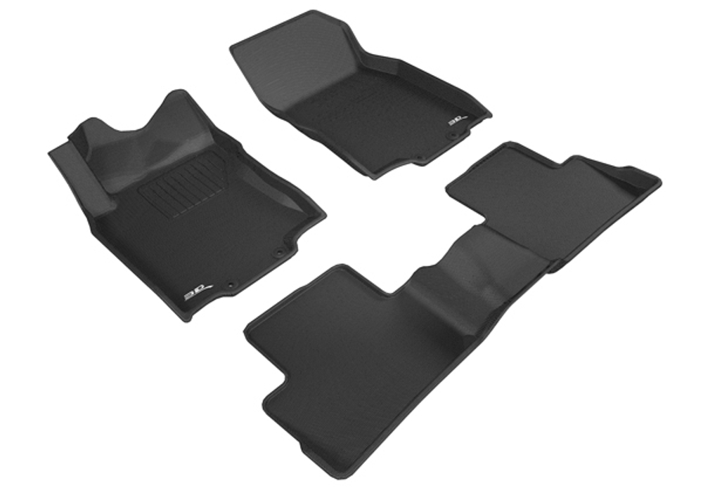 Коврики салона Sotra 3D Lux для Nissan Qashqai II 2014- черные. Артикул ST 74-00647