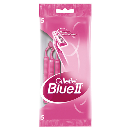 GILLETTE BLUEII 5 шт. Бритвы одноразовые для женщин