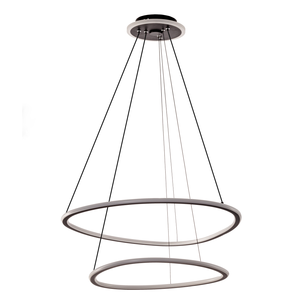 Citilux ТRIO CL215B061E LED Люстра подвесная с пультом Чёрная