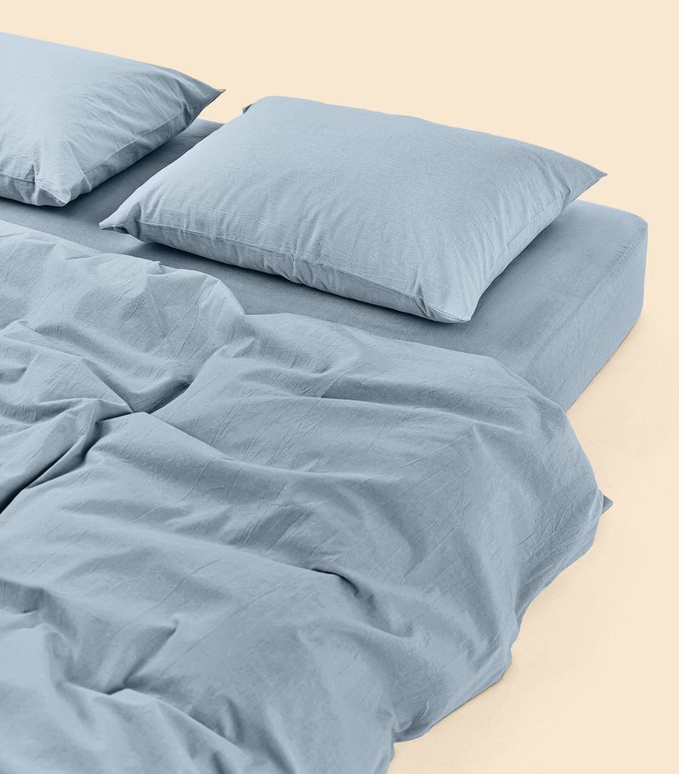 Пододеяльник - Melange Blue-gray - 200x200