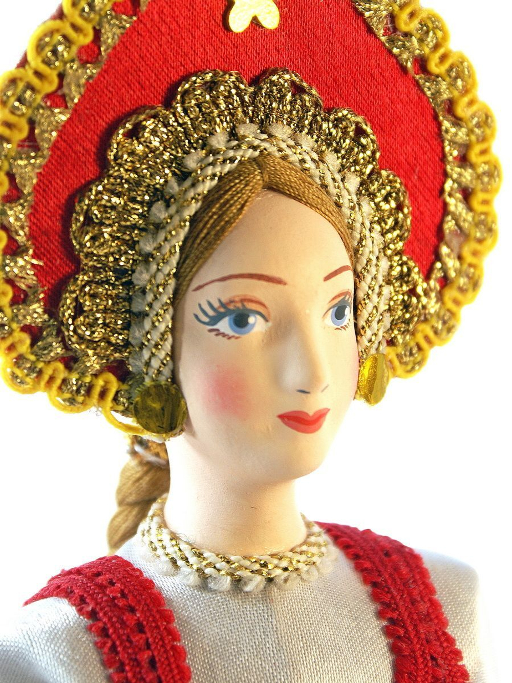 Кукла коллекционная Водоноска-казачка в летнем платье