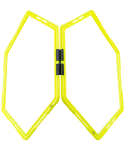Набор шестиугольных напольных обручей Agility Hoops JA-216, 6 шт.