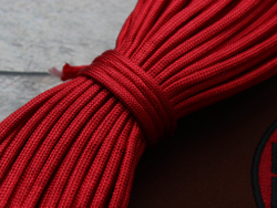 Паракорд 550 красный (7 жил) RZ Manufacturer PC007 - 1 метр