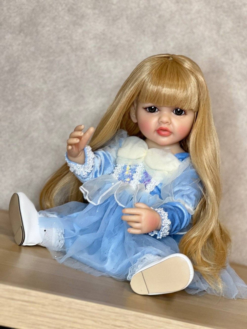 Кукла Реборн виниловая 55см в пакете (FA-289)