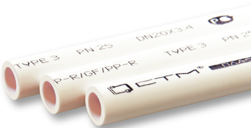 Труба СТМ ПЛАСТ PPR HW 25х4.2 PN20 (2м)