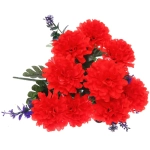 Искусственные цветы «Весеннее вдохновение» 42см 10цветков красные
