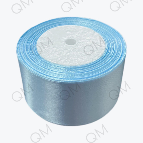 Лента атласная 5 см 25 ярдов (голубая) №104