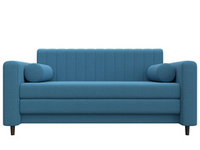 Диван прямой Лига-070 РОГОЖКА Амур 10 голубой