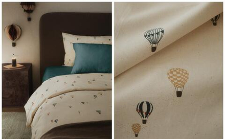 Пододеяльник Zara Home, хлопок 100%, однотонный, 2610/088