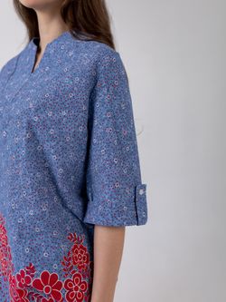 C-351 Туника из хлопка рукав 3/4