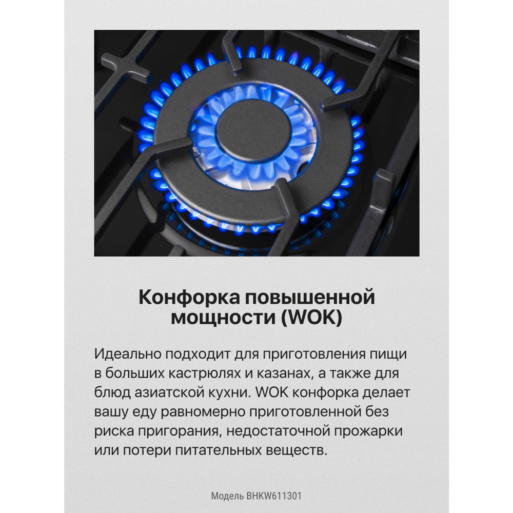 Варочная поверхность газовая Hansa BHKW611301