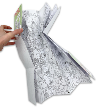 Карта-раскраска «Москва»