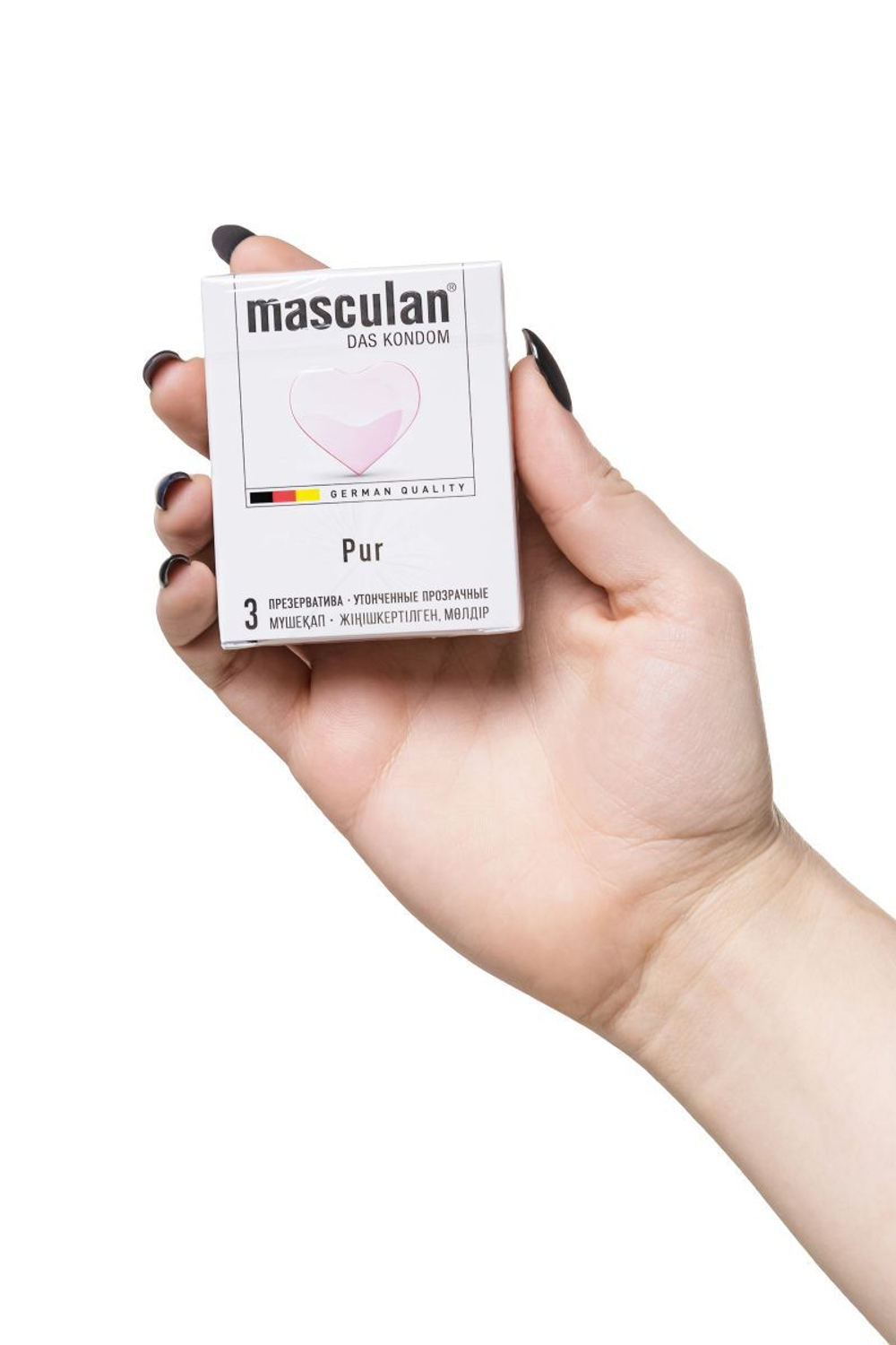 Супертонкие презервативы Masculan Pur - 3 шт.