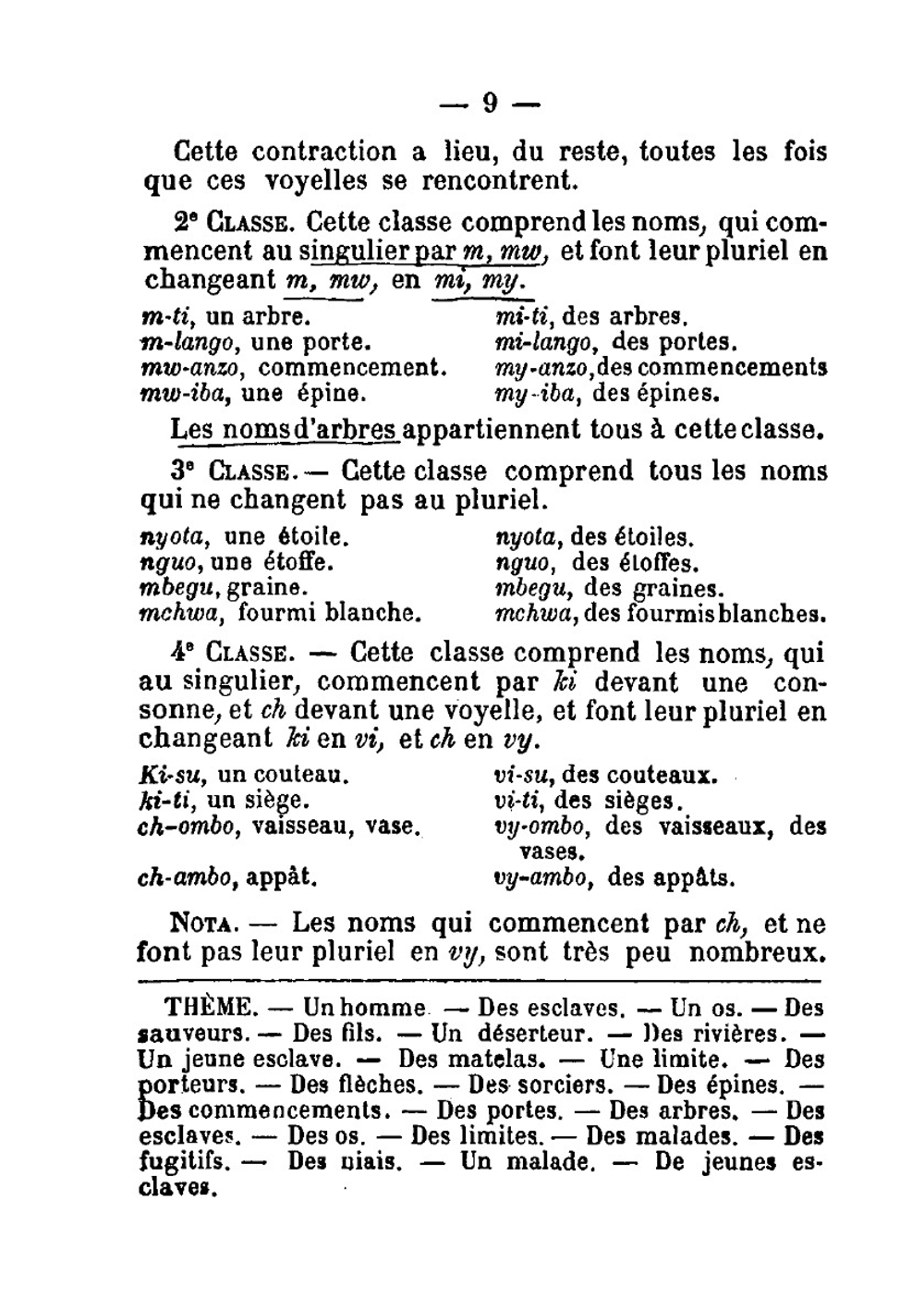 Grammaire Kiswahili | Pere Delaunay