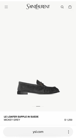 Лоферы Yves Saint Laurent Casandre