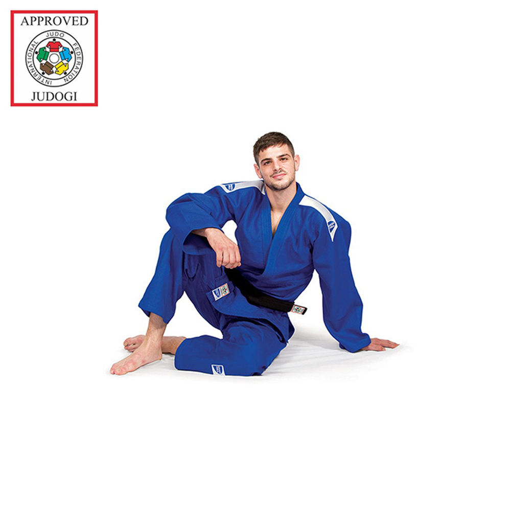 JSS-10212 Кимоно Дзюдо SUPER одобрено IJF синее
