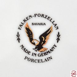 Блюдо круглое Falkenporzellan Constanza Creme - Primavera Gold 32 см