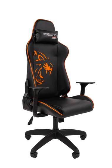 Кресло Chairman game 40 Россия черн/оранжевый